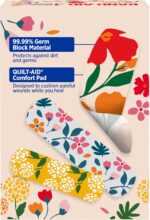Band-Aid Brand Flexible Fabric Adhesive Bandages, Comfortable Flexible Protection & Wound Care for Minor Cuts & Scrapes, First Aid Bandage with a Wildflower Design, Assorted Sizes, 30 ct - Image 9