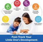 Montessori Preschool Busy Book for Toddlers Ages 3 and Up - Preassembled Preschool Learning Activities Homeschool Montessori Toys - 3 Year Old Boy Gift, Christmas Gifts for Grandkids - Image 4