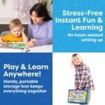 Montessori Preschool Busy Book for Toddlers Ages 3 and Up - Preassembled Preschool Learning Activities Homeschool Montessori Toys - 3 Year Old Boy Gift, Christmas Gifts for Grandkids - Image 8