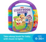 Fisher-Price Baby Learning Toy Laugh & Learn Storybook Rhymes Musical Book with Lights & Sounds for Infants Ages 6+ Months - Image 3
