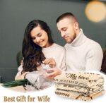 Gifts for Wife from Husband,Gifts for Her Blanket,Wife Birthday Gift Ideas,to My Wife's Throw Wifey Gift,Anniversary Christmas Blanket for Women - Image 3