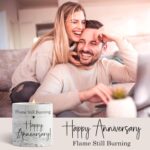 Anniversary Candle - Aniversario Gifts for Men, Women & Couples - Romantic Gifts for Him, Her - 6oz - Image 7