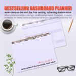 Weekly Desk Planner Monday Start - Dashboard Desk Pad Ideal for Project Manager, Business Owner, Freelancer, and Multitaskers to Achieve Goals - Spiral Productivity Journal - Image 7