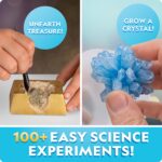National Geographic Earth Science Kit – 100+ Science Experiments & Activities for Kids, Crystal Growing, Volcano Science Kit, Rock Collection, STEM Project Toy for Boys & Girls (Amazon Exclusive) - Image 4
