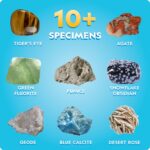 National Geographic Earth Science Kit – 100+ Science Experiments & Activities for Kids, Crystal Growing, Volcano Science Kit, Rock Collection, STEM Project Toy for Boys & Girls (Amazon Exclusive) - Image 5