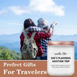 Travel Gifts for Women, Men - Travelers, Tourist Unique Great Gifts - Best Christmas Creative Vacation Trip Gift for The International Traveler People Who Travel - Lavender Scented Candle - Image 4