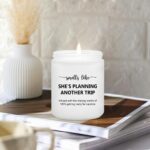 Travel Gifts for Women, Men - Travelers, Tourist Unique Great Gifts - Best Christmas Creative Vacation Trip Gift for The International Traveler People Who Travel - Lavender Scented Candle - Image 6