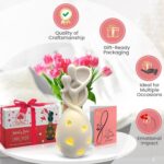 Infinity Love Candle Holder Statue with Flickering LED Candle for Couples, Wife, Husband, Him or Her, Bridal Shower, Engagement, Parents, Registry - Image 4