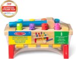 Melissa & Doug Deluxe Pounding Bench Wooden Preschool Learning Toy with Mallet - Image 4
