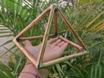 JET Pure Copper Pyramid 51 Degree Meditation, Healing, Amplification of Energy, energy flow and promote well-being Positive Energy - Approx 6 Inch (Copper Pyramid) - Image 5