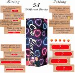 2026 Fun Valentine's Day Gift - 54 Fun Stacking Blocks, Romantic Game: Talking, Daring, Challenge for Date Night Anniversary - Image 3