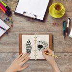 Wonderpool Leather Journal A6 Refillable 6 Ring Binder Notebook with Lined Paper and Pen,Writing Diary for Work Travel and Agenda Plan (a-Maroonpink) - Image 6