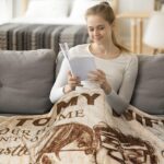 Gift for Wife from Husband to My Wife Blanket Wedding Anniversary Romantic Gifts for Wife Birthday Christmas Valentine's Mother's Day Healing Thoughts Blanket Presents for Her - Image 3