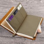 Moterm Canvas Zipper Pocket for Travelers Notebook, 1 Insert Pouch Refill for TN Accessories Standard Size Paper Card Holder Storage Bag (Olivegreen) - Image 6