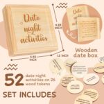 52 Couples Games Date Night Gifts - Fun Date Ideas Married Couple Gifts for Him Her, Anniversary Wedding Gift for Couples 2025, Date Night Games Activities, Boyfriend Valentines Day Gift - Image 3