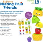 Learning Resources Big Feelings Nesting Fruit Friends - Fine Motor Toys, Social Emotional Skills Regulation Tools for Kids, Gifts for Boys and Girls, Classroom Must Haves, Occupational Games - Image 5