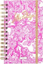 Lilly Pulitzer Medium Monthly Planner January 2026 - December 2026, Monthly Agenda & Calendar, Stickers, Pockets, & Spiral Binding (Unforgettable Pink) - Image 3