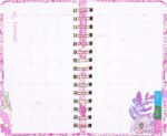 Lilly Pulitzer Medium Monthly Planner January 2026 - December 2026, Monthly Agenda & Calendar, Stickers, Pockets, & Spiral Binding (Unforgettable Pink) - Image 4