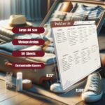 Large Travel Packing list PackEase checklist Essentials Memo Note Pad | A4 Size 8.27" X 11.69" | 50 sheets - Image 4