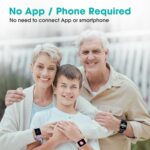 Smart Watch for Senior Pedometer, No App/Phone Required Step Tracker, Best Gift for Family, Waterproof Fitness Tracker with Step Counter Stopwatch Sleep Tracker for Teenagers - Image 4