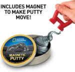 NATIONAL GEOGRAPHIC Mega Slime Kit & Putty Lab - 4 Types of Slime Plus 4 Types of Putty Including Magnetic, Slime Kit for Boys and Girls, Sensory Toy & Science Kit - Image 4
