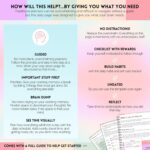 ADHD Daily Planner for Neurodivergent Adults - Productivity Daily Planner & Task Management to Stay Organized and Focused (Rainbow) - Image 8