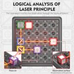 2025 New Laser Maze Reasoning Game, STEM Toys for Ages 8-13 with 60+ Challenges Puzzle Game, Board Games for 8-13 Years Old Children Gift, Learning Education Toys for Space & Logic - 37 Pcs - Image 5