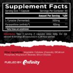 Unmatched Paraxanthine with Fermented L-Tyrosine | Natural Stimulant for Clean Energy | Supports Thermogenesis | Enhanced Focus & Blood Flow | 60 Vegetable Capsules - Image 3