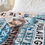 to My Girlfriend Blanket Girlfriend Gifts I Love You Blessing Sweet Sayings Quote Throw Blankets Birthday Gifts for Her Anniversary Soft Blankets for Bed Sofa and Couch 60x50 inch - Image 3