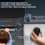 Oven Lock Child Safety, 1 Pack, Oven Door Lock Child Safety, Oven Baby Proofing, Heat-Resistant, Durable & Easy to Install Oven Safety Locks for Toddlers, Baby Proof Oven (Black) - Image 5