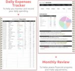 Budget Planner - Monthly Budget Book with Expense Tracker Notebook, Undated Bill Organizer & Finance Planner to Take Control of Your Money, 2025-2026 Account Book to Manage Your Finances-Pink - Image 5