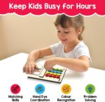 Smartivity Montessori Slide Puzzle I Color & Pattern Matching Toys for Kids 4 to 8 Years I Christmas, Birthday Gift for Boys & Girls I Preschool Educational Toy for 4, 5, 6, 7, 8 | Travel Friendly - Image 5