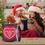 TEEZWONDER Christmas Anniversary Wedding Gifts for Women Men - I Love You More Long Lasting Vanilla Lavender Candle 10 Oz - I Love You Christmas Birthday Gifts for Him Her Boyfriend Husband - Image 3
