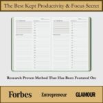 Time Blocking and ADHD Planner by Refine Days. 180 Undated Pages, To Do List, Hourly Schedule, Daily and Monthly Agenda. Time Management & Productivity Notebook. A5 (Green) - Image 8