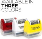 2 Pack Identity Theft Protection Blockout Stamps - Roller Stamp with Four Replacement Ink Tubes - White Unit - Image 4
