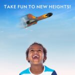 National Geographic Rocket Launcher - Motorized Air Rocket Toy with Patented Design, Launch up to 200 Feet, Outdoor Toys & Model Rockets, Gifts for Kids Ages 8-12, Space Toys - Image 4