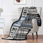 Husband Christmas Birthday Gifts - Unique Wedding Anniversary Romantic Gifts for Husband from Wife - Valentines Day Fathers Day Birthday Presents for Him - to My Man Blanket 50"x60" - Image 8
