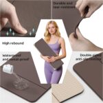 Foldable Yoga Mat,Exercise Mats for Home Workout,Comfortable and Durable,Thick-Portable Folding Mat,Non Slip,Pilates Mat Thick,Outdoor Use,Meditation,Travel,Camping - Image 5