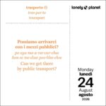Lonely Planet: Italian Phrasebook 2026 Day-to-Day Calendar - Image 4