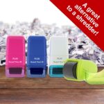 Guard Your ID Identity Protection Stamp Roller, Deluxe Multi-Color 4-Pack - Image 6