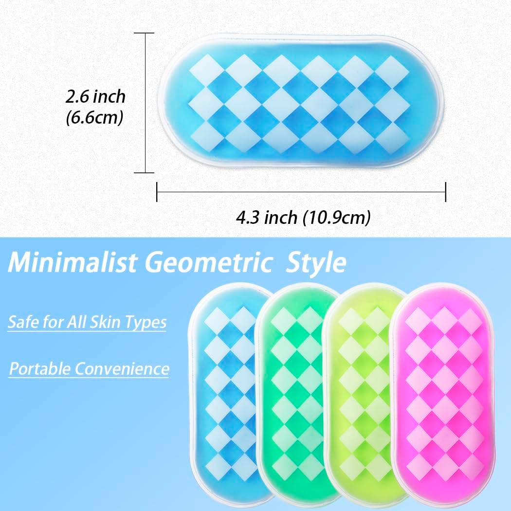 Kids Ice Pack for Boo Boo – 4 Color Cold Packs Cold Compress for Swelling, Bruises & Cuts – Safe Toddler First Aid Ice Pack– Reusable Gel Pack for Sports Injuries & Home Healthcare - Image 3