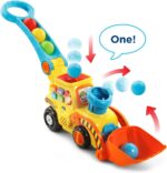 VTech Pop-a-Balls Push and Pop Bulldozer, Yellow - Image 3
