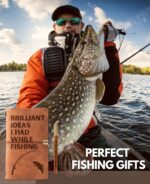 InnoBeta Fishing Gifts for Men Women, Cool Gifts for Fishing Lovers on Christmas, Birthday, Journal Pen Set, Refillable Notebook, Travel Diary, Lined Planner, 7.8x5 Inches, Brown - Image 3