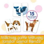 The Learning Journey: My First Match It! - Head and Tails - 15 Self-Correcting Animal Memory Matching Puzzles Games - Educational Activities for Learning - Preschoolers Age 2-5 - Award Winning Toys - Image 3