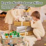 Montessori Wooden Toys for 1+ Year Old, 9 in 1 Montessori Toddler Toy with Preschool Educational Toys for 2+ Year Old, Birthday for Boys Girls - Image 5