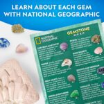 National Geographic Gemstone Dig Kit – Dig Up 10 Real Gemstones and Crystals, Science Kit for Kids, Gem Digging Kit, Gift for Girls and Boys, Mining Kit, Rock Collection - Image 7
