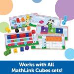 Learning Resources MathLink Cubes Preschool Math Activity Set - Classroom Must Haves, Teacher School Supplies, Toddler Montessori Toys,Building Blocks, Math Manipulatives, Homeschool Games - Image 5