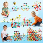 Magnetic Building Blocks - STEM Learning Toys for Kids 3+, Montessori Sensory Toys with Stronger Magnets, Creative Construction Kit Gift for Boys & Girls - Image 6