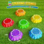 Flooyes Stepping Stones for Kids, 6pcs Light up & Music Non-Slip Stepping Stones, Sensory Toy for Toddler Balance & Coordination Skills, Indoor & Outdoor Toys, Toys for Toddlers Ages 3-5 - Image 7