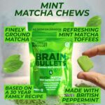 80mg Caffeine & 160mg L-Theanine Focus Enhancing Energy Chews (40 Servings) – Neuroscience Backed Nootropic Stack, Mental Acuity & Cognitive Support | Mint Matcha Flavor Brain Bullet - Image 4